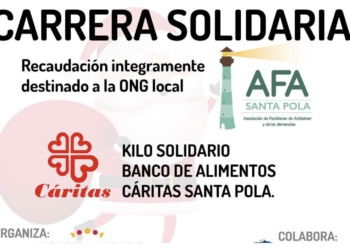 Santa Pola cierra el 2023 con la carrera solidaria San Silvestre a beneficio de AFA y Cáritas
