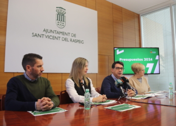 San Vicente del Raspeig tendrá en 2024 el presupuesto más alto de su historia con 50,8 millones de euros