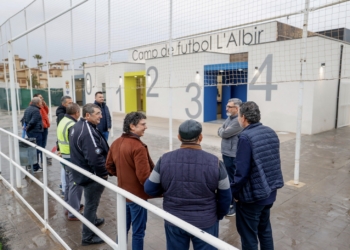 Ya están dando servicio los nuevos vestuarios de los campos de fútbol de l’Albir