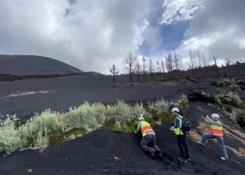 La UMH participa en el proyecto HIRES-SOM en la zona afectada por la erupción en La Palma
