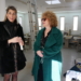 Lourdes Aznar comprueba el avance de las obras de recuperación de la Escuela Taller