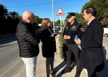 Xàbia y Diputación avanzan en la mejora de la seguridad vial en la carretera del Portitxol