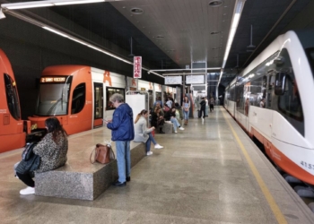 TRAM d´Alacant facilitó en enero la movilidad de 1,4 millones de usuarios en su red de tren y tranvía