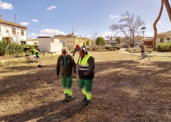 Villena inicia las tareas de mantenimiento y conservación de la Pinada de Las Virtudes