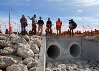 La balsa antirriadas de Doña Inés estará lista este mes de marzo