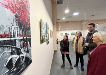 El taller de pintura del CEA prepara una exposición con más de 80 obras