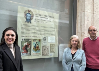 La historia de la Santa Faz, visible en los ventanales del Archivo Municipal