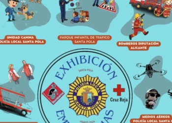 Exhibición de servicios de emergencias para escolares