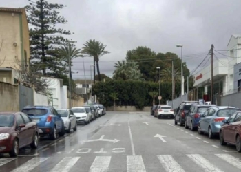 Benidorm pide a la Diputación una subvención para ampliar la red de aguas pluviales en la zona de l’Almafrà