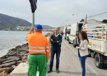La eliminación del semáforo de Cap Blanc borra todo rastro de la pandemia
