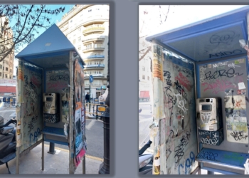 València completa la retirada de 180 cabinas de teléfonos