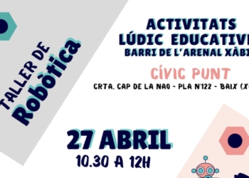 Infancia y Juventud organiza un taller de robótica en el Civic Punt