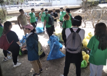 Empresas y particulares participan en la Jornada de limpieza del Bulevar de los Músicos de l’Albir