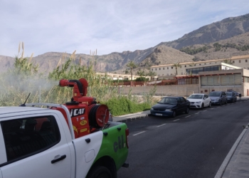 Orihuela refuerza la aplicación de tratamiento para prevenir plagas de mosquitos