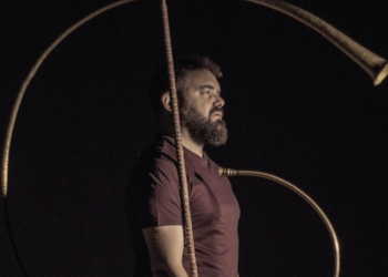 Abraham Cupeiro, en concierto con la Banda Municipal de Música de Villena