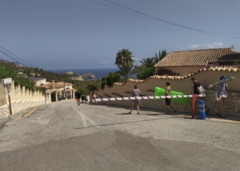 El control de los accesos a la Cala de la Granadella y Portitxol de Xàbia empezará el día 1 de junio