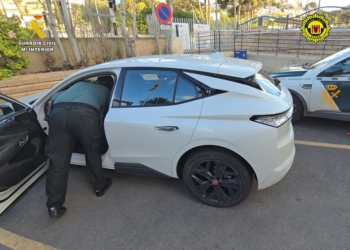 Detenidas tres personas en Altea por la sustracción de un vehículo en Italia