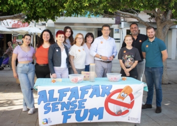 “Alfafar sense fum” para celebrar el Día Mundial sin Tabaco