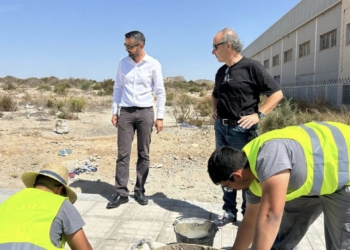 Los talleres de empleo T’Avalem Elche I se centran en la mejora del entorno del Polígono de Carrús