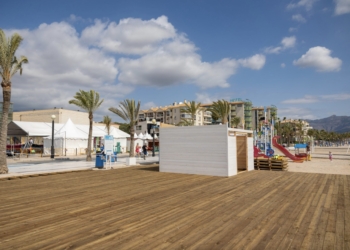 Las obras de rehabilitación de la biblioplaya de l’Albir estarán terminadas a finales de mes
