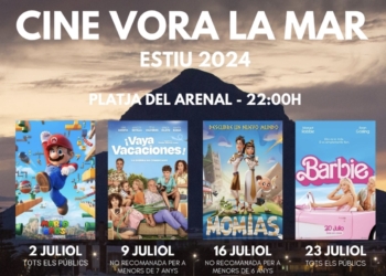 El Cine Vora la Mar de Xàbia comienza el 2 de julio
