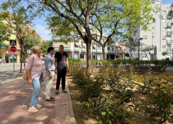 El Ayuntamiento concluye la remodelación de más 2.500 metros cuadrados de zonas verdes y de recreo en la calle Sevilla