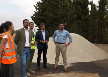 Comienzan las obras de pluviales en la carretera Elche-Santa Pola