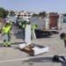Recogida masiva de vertidos ilegales de enseres en Gran Alacant