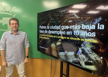 Petrer reduce su tasa de paro a más de la mitad en los últimos diez años situándola en el 17,23%