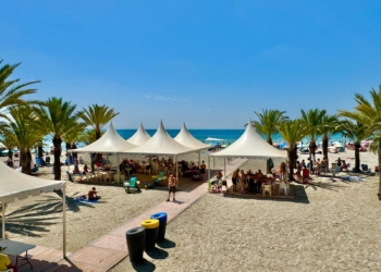 Las playas accesibles de Santa Pola registran más de 5.300 usuarios durante el mes de julio