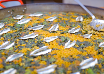 Un arroz de boquerones muy alteano