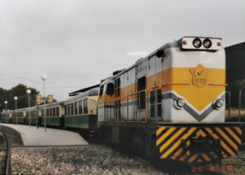 El primer tren turístico de España