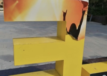 Nuevo episodio de vandalismo en las letras del Paseo Chapí de Villena