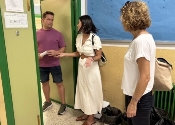 Educación insiste en que la seguridad de las obras del CEIP Miguel de Cervantes está garantizada