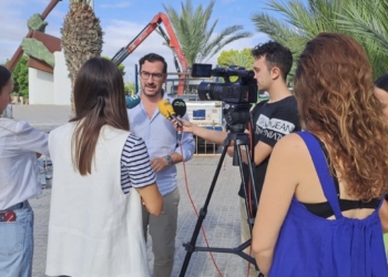 Avanzan las obras que concluirán el anillo ciclista en la avenida de la Universidad