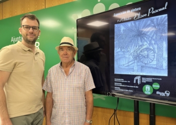 Eliseo Pascual dedica una exposición de dibujos con lápiz al Parque 9 de Octubre de Petrer