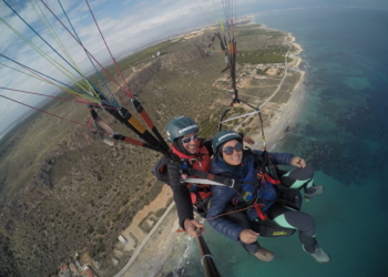 «El parapente es una actividad tranquila»