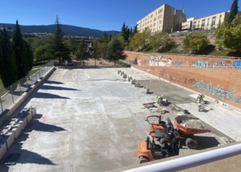 En marcha las obras de la nueva pista polideportiva de la Zona Nord