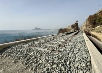 La Generalitat finaliza las obras de emergencia ejecutadas en la Línea 9 del TRAM d’Alacant a su paso por la zona del Mascarat