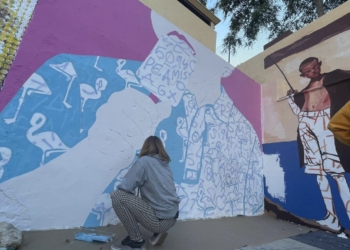 Cinco artistas urbanos pintarán murales en el parque Sorolla este fin de semana en el II RAU Fest Santa Pola