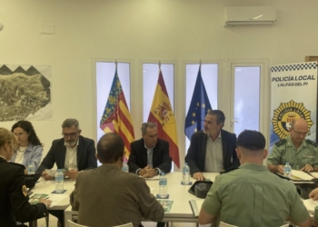 Se reúne la Junta de Seguridad en l’Alfàs y aprueba el dispositivo de vigilancia de les Festes del Crist 2024