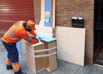 El teléfono 010 reactiva paulatinamente el servicio municipal que recoge enseres