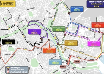 El Ayuntamiento prepara un dispositivo de tráfico para la celebración del Maratón de València