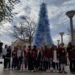 El alumnado de Xàbia vuelve a montar El Eco-Árbol de Navidad