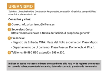 Urbanismo y Medio Ambiente amplían los canales de comunicación ciudadana y de atención al público
