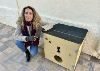 Protección Animal instala una veintena de casetas que servirán como refugio de las colonias felinas de la ciudad