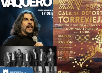 Torrevieja brilla este fin de semana con J.J Vaquero, Sette Voci y la XXV Gala del Deporte