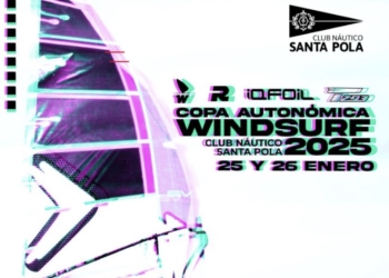 La bahía de Santa Pola acoge la Copa Autonómica de Windsurf el 25 y 26 de enero