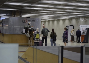 Tecnología láser para monitorizar el flujo de viajeros en la estación de Luceros de TRAM d’Alacant