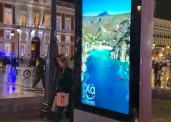 Xàbia conquista Madrid con una campaña de street marketing en FITUR